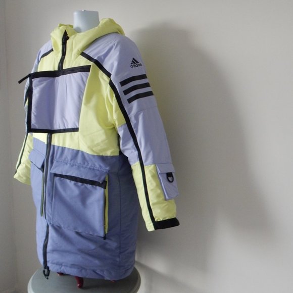 NWT Men’s Adidas XPLORIC Down Insulated Parka Size XL Multicolor - Picture 10 of 15